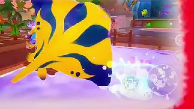 原来天线宝宝也喜欢看星宝钓金冠鱼#元梦之星 #元梦之星美食派对赛季 #元梦之星周年庆 #元梦天线宝宝