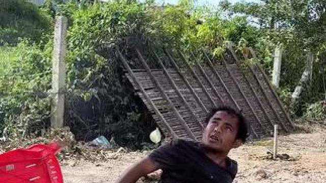 焖鱼 #农村美食#东南亚矮子#乡村美食