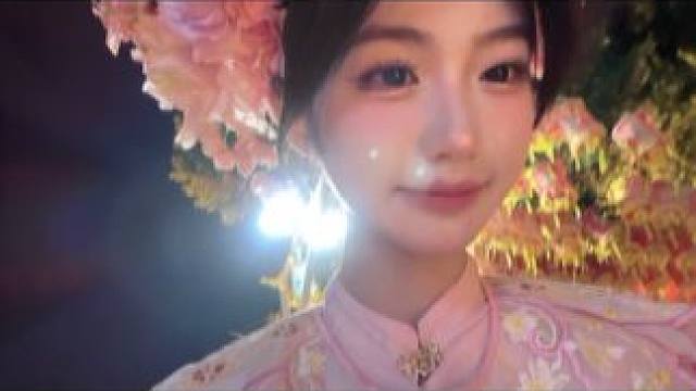 #女高 #08#簪花 我 好 累