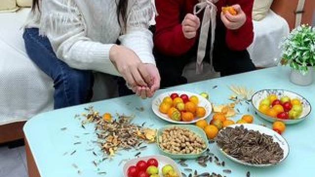 家用#南瓜干果盘 网红客厅双层零食可爱创意果盒#春节年货 #果盘