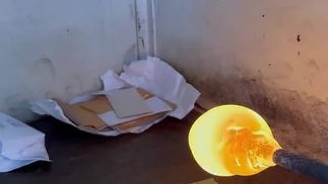 来自威尼斯的24克拉黄金热熔玻璃艺术品～ #是时候展现真正的技术了 #dou来休息一下 #热熔玻璃