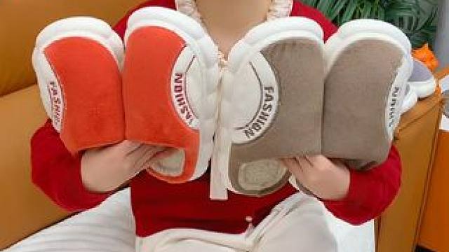 冬季棉拖鞋拍一单发两双啦！加绒加厚！防滑耐磨！#厚底家居鞋 #冬季棉拖 #棉拖鞋 #冬季必备