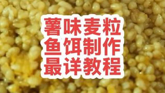 当下钓大板鲫的鱼饵，制作方法与众不同，是鲫鱼的最爱 #鱼饵制作 #爆护饵料 #饵料 #秘制饵料 #窝