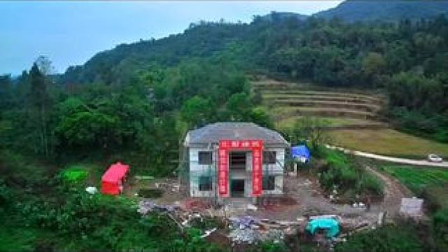 巴南乡村别墅，全现浇结构模块建房主体完成#乡村自建房别墅 #重庆自建房 #重庆模块建房