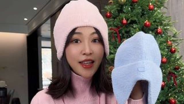 简约好看的儿童帽子，两种戴法保暖又好看，半边绒材质还是双层的，轻量级的同时还厚实#儿童帽子推荐 #儿