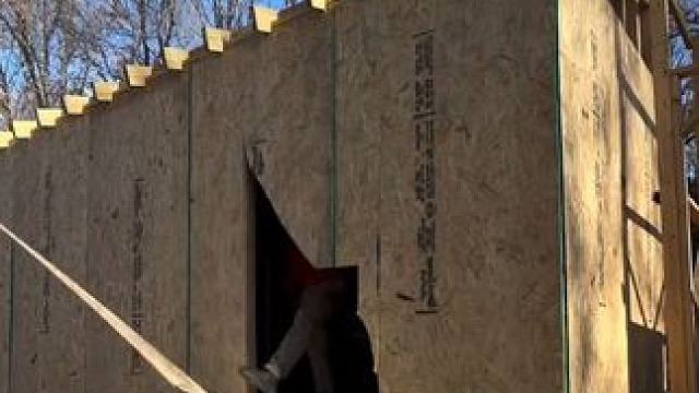 临时旅行木屋建造。 #旅行临时木屋 #户外露营 #户外生活 #木屋建造