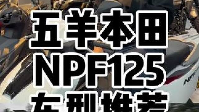 本田的125高端踏板哪个最值得选择？#五羊本田npf125 #npf125
