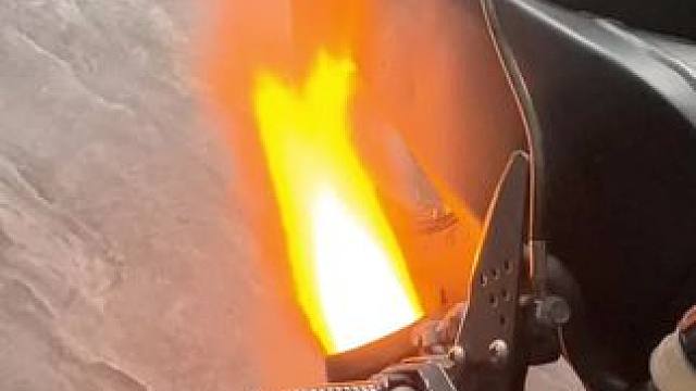 来吧老铁们，感受一下升级易拉罐排气川崎大牛的暴躁声浪！ #微山湖文武机车俱乐部 #川崎大牛声浪展示