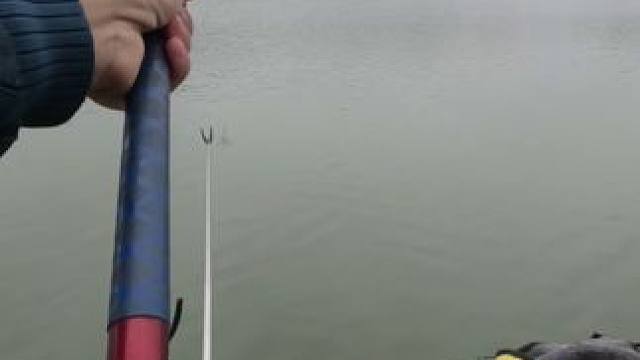 换新位置，来到之前钓过 的地方甩两杆。#真实户外 #原创视频 #冬钓野钓