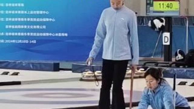 2024-2025年度吉林省青少年冰壶锦标赛！运动员们加油✊#吉林省 #冰壶 #冰上运动 #冰壶运动