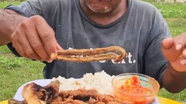 东南亚乡村美食 #原始美味#东南亚美食#农村美食