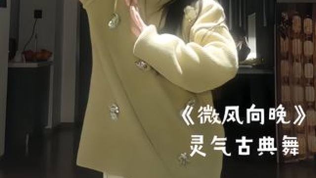 #舞蹈 微风向晚～#古典舞 #白月光 #氛围感