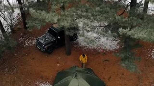 雪地露营 #露营报告 #雪地露营报告