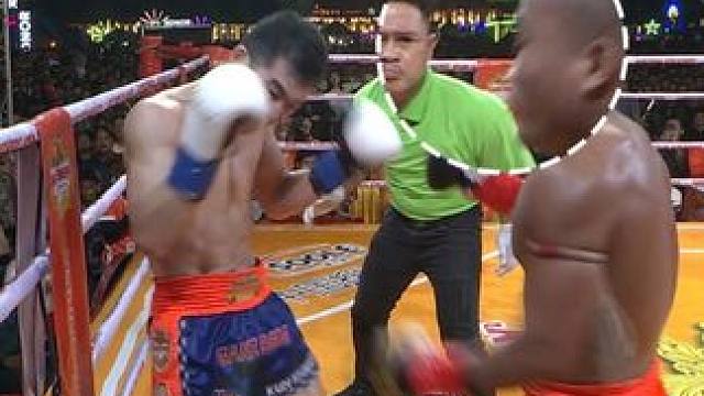 同一位置，同一招，俩人各倒了一次#椒王风云 #自由搏击 #格斗