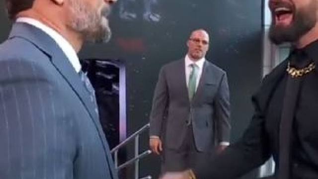 #wwe美国职业摔角 RAW新闻发布会