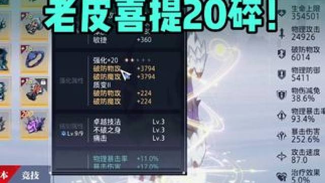 感谢粉丝，感谢晶核，感谢策划，好消息：老皮我终于上20了，坏消息：是碎的#晶核coa #晶核全民星计