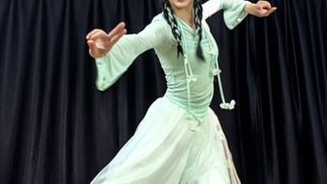 是我的本命色！！！ #舞蹈 #寄明月 #国风