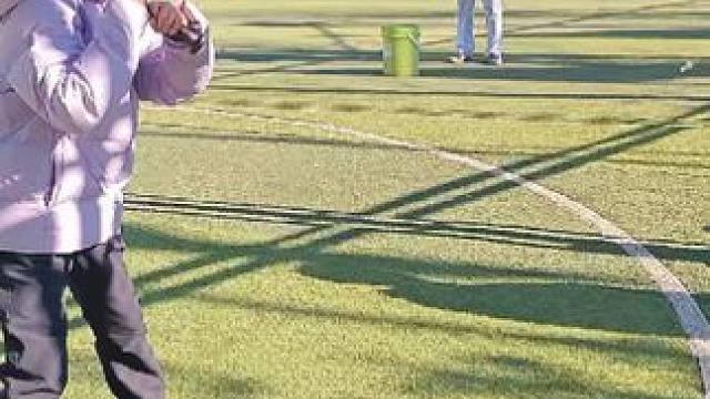 投打越来越熟练了#努力训练热爱生活 #训练场日常 #棒球