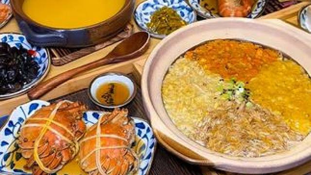 天！这锅神仙蟹饭，做梦都不敢这么美啊！ #晒美食是对平凡生活的热爱 #这份冬季美食太治愈了 #省饭课