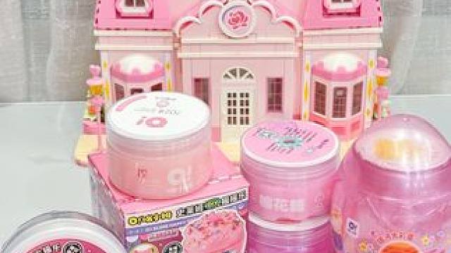 粉色史莱姆自由啦！ 
#我的玩具分享 #少女心爆棚 #圣诞礼物 #史莱姆 #哦小姆