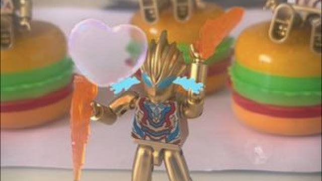 这下汉堡包不够分了#儿童玩具 #永远玩不够的童年小玩具 #益智消消乐玩具