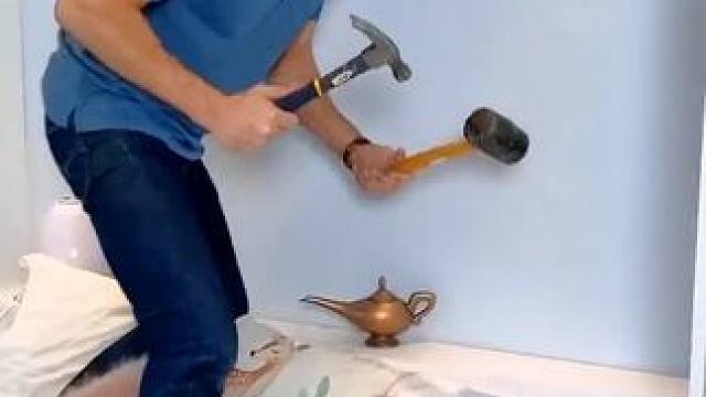 #是时候展现真正的技术了 #有趣的设计 #手绘墙 #趣味游戏 #想画就画