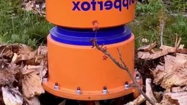 树根盾切机技术。 #树根破碎机