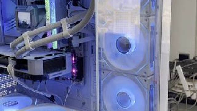 纯白色海景房主机来了 #电脑 #电脑装机 #电脑配置 #diy电脑