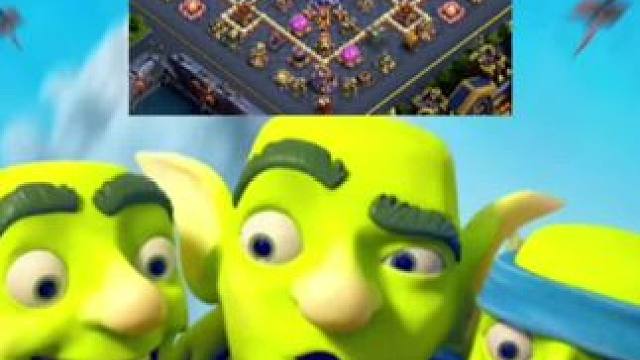 今天这场收尾必须配这首音乐，超弓现状：16本的超弓打着17本的防御 #部落冲突 #飞艇超弓