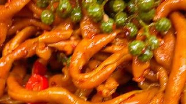 #辣卤脑袋一吃就爱上的#鸭肠 超浓郁的藤椒香气，一吃就停不下来！#好吃到停不下来 #美食分享 #超好