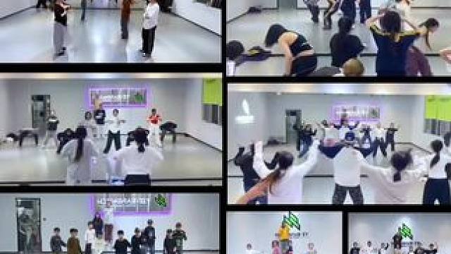 街舞老师的一定是无敌的#年会舞蹈 #街舞老师 #排练 #跨年倒计时 #三明治Team