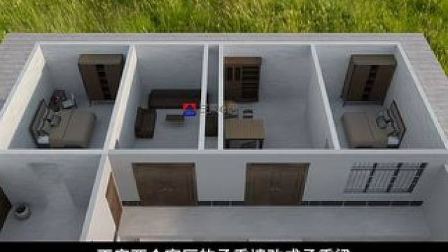 农村旧房改造 一层平房改造二层现代别墅效果#旧房改造#农村自建房