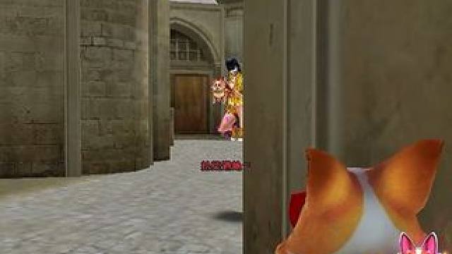 还得是柯基，好稳呐#女生打游戏 #穿越火线 #又菜又爱玩系列 #一起打游戏