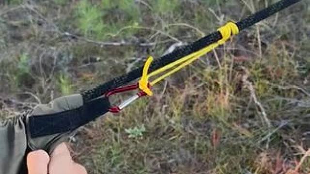 户外限位绳结 #露营报告 #露营技巧报告