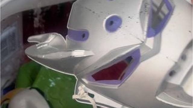 这个贪吃的鱼头怪#好多面具 #儿童乐趣