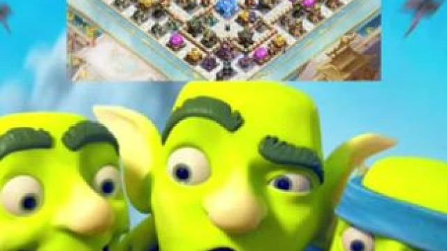 裸飞？扔核弹的基洛夫飞艇没有套铁幕？ #部落冲突 #飞艇超弓