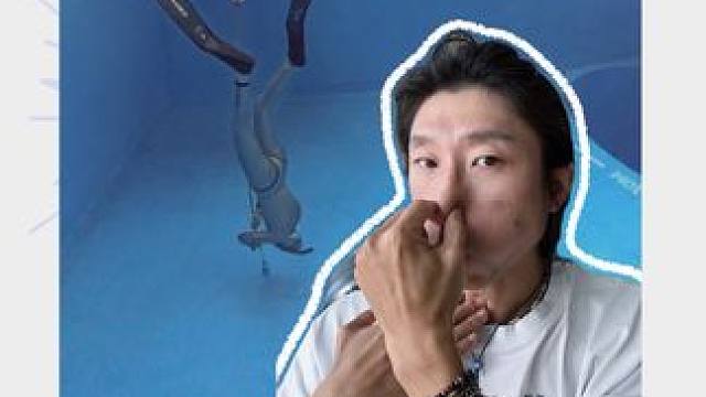 深度下潜进阶耳压体验 #潜泳 #游泳 #泳池 #憋气 #自由潜水