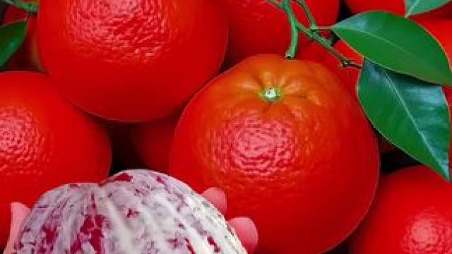 心心念念“中华红血橙”终于上市了!  ！家人们，你们吃过吗？血橙脐橙中的“劳斯菜斯”水分超足，皮薄肉