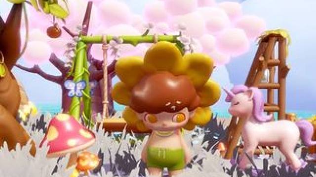 当你离开后你的娃... 崽崽们还在云鲸岛等着你哦~#梦想家园手游 #梦想家园 #泡泡玛特梦想家园 #