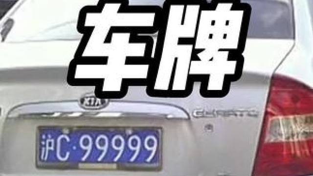 最让人不爽的上海车牌 #上海车牌 #内容启发搜索