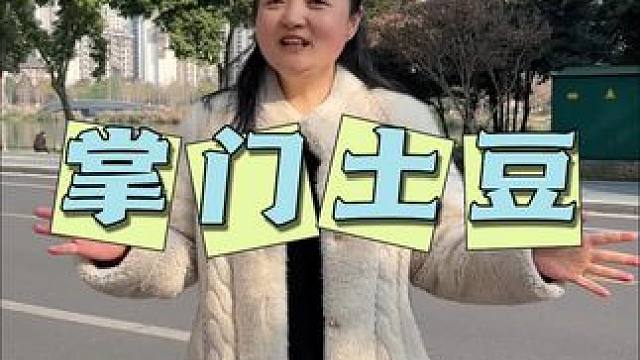 掌门土豆 洪雅也能吃到如此美味了#掌门土豆 #特色小吃 #狼牙土豆 #小吃 #街边小吃土豆做法