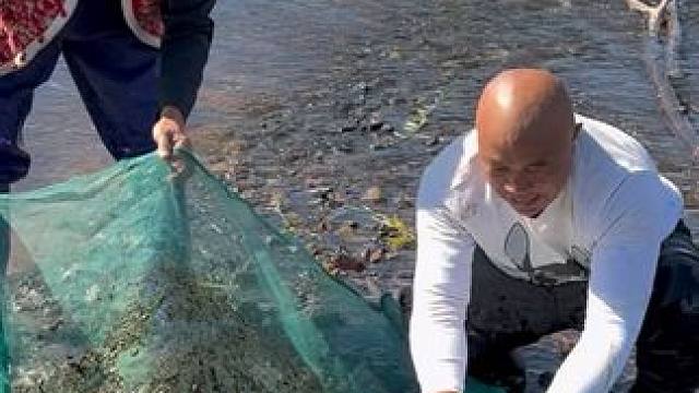 #户外捕鱼 #好多鱼