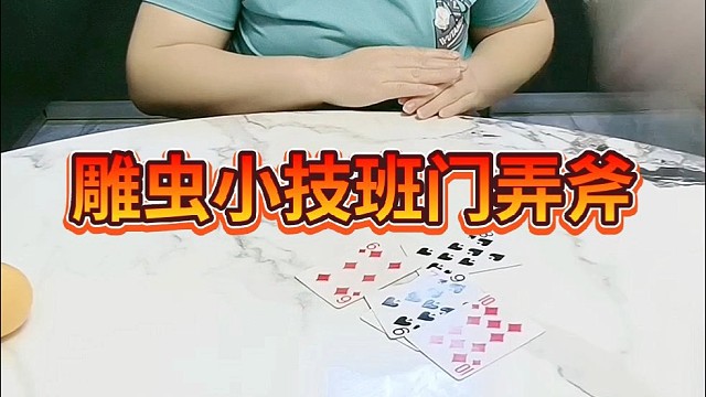 雕虫小技，班门弄斧的。