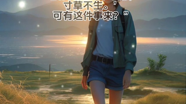 什么是“寸草不生”？#成语学习 #感悟哲理 #国学 #成语