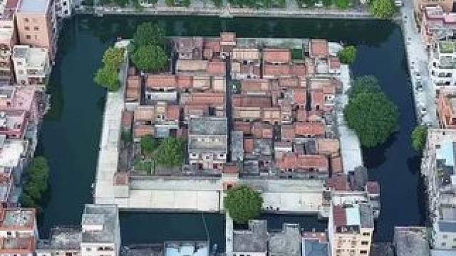 在广东东莞虎门竟然隐藏着一座400多年的水上村庄，堪比城堡，你知道这里故事吗？#旅行推荐官 #古建筑