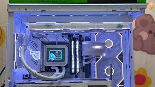 9800X3D➕4080S网游神器包豪斯RGB纯白海景房 #diy电脑 上海买电脑，DIY电脑，上海