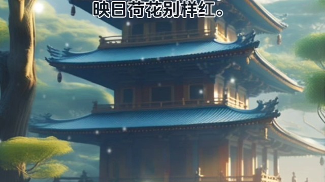 《晓出净慈寺送林子方》宋·杨万里#诗词 #唯美诗词 #美句分享 #人生感悟语录