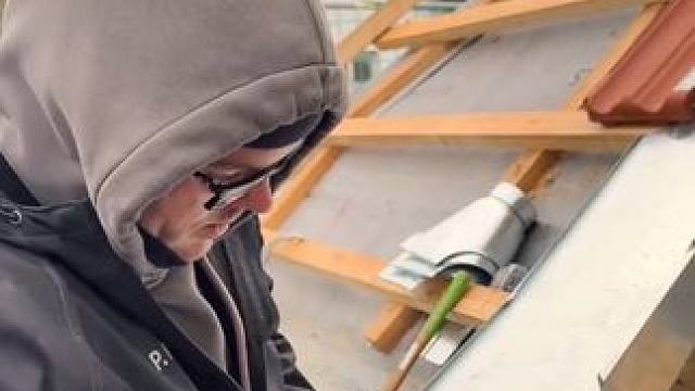 德国房屋屋顶施工安装工艺。 #盖房子 #施工工艺 #结实耐用 #制作过程 #工艺制作