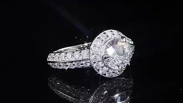 WinstonMall Diamond Ring Luxury Fashion Jewelry
