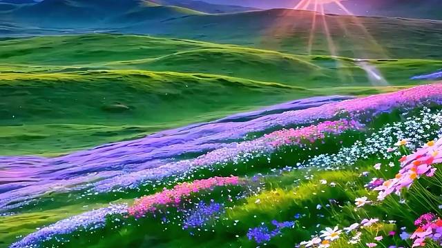 新的一年，就这样开得漫山遍野——用尽我们过去，积攒的所有春天。